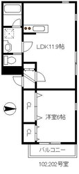 カメリアＪの物件間取画像